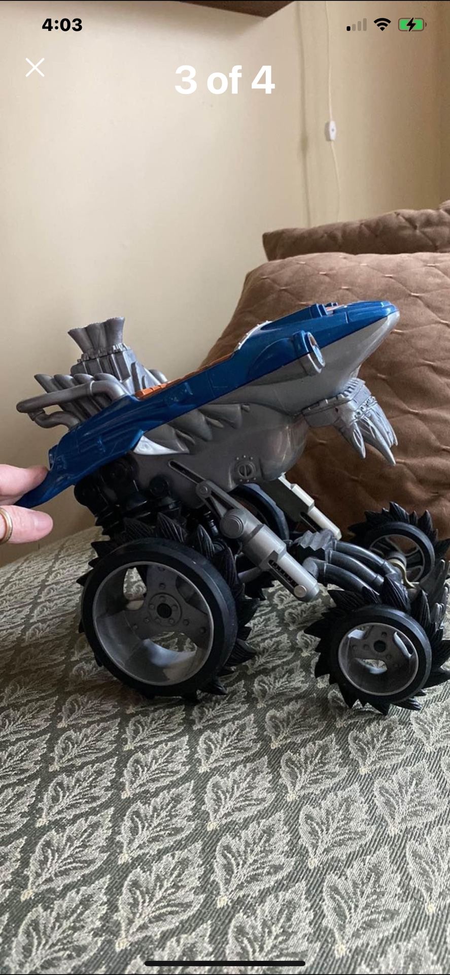 Vintage Street Sharks Cruiser Car Toys