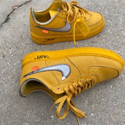 Off white lemonade sit force 1 size 8.5