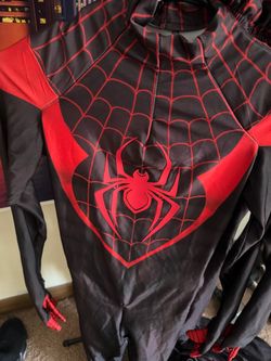 2 S/M size Miles Morales suits