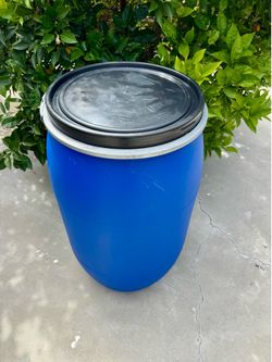 50 Gallon Plastic Barrel