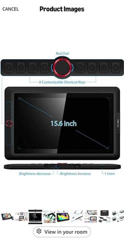 15.6" Drawing Tablet w/ screen XPPen Artist 15.6 Pro (needs computer to use)