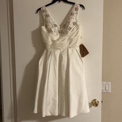 White Jeweled Dress