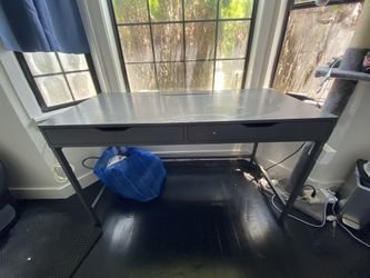 IKEA Alex Gray Desk With Drawers