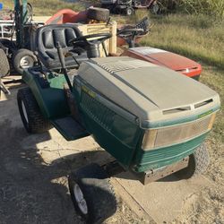 Craftsman Lawn Tractor With Older Power Kraft Hood 