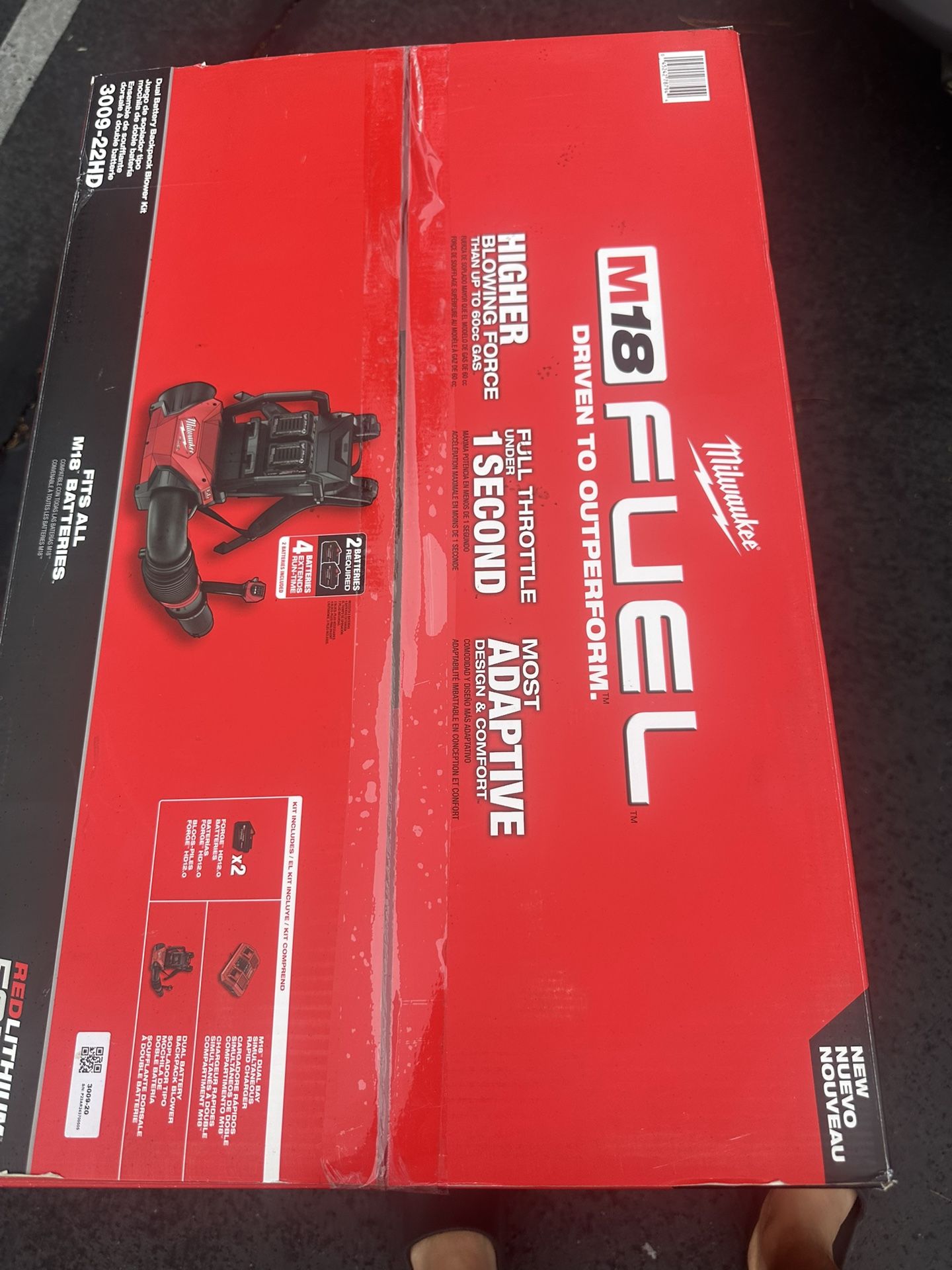 Milwaukee M18 Backpack Blower Tool Only
