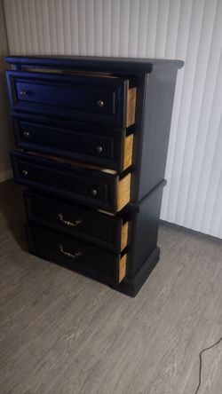 Tall Boy 5 Drawers Dresser