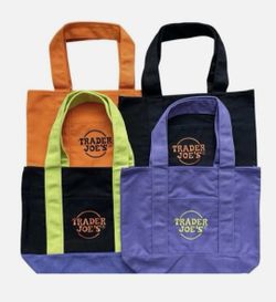 Trader Joe Holiday Edition Mini Tote Bag