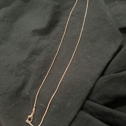 14 Kt Semi Fine (yes Real) Chain Necklace Fashion Jewelry… New