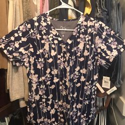 New Scrub Tops 2 M, 1 S 