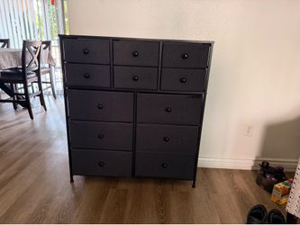 11 Drawer Fabric Dresser