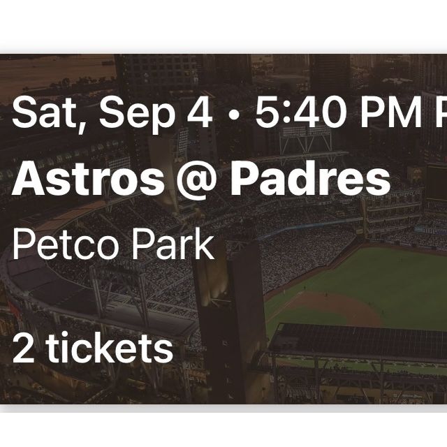 Friday 4/14- Two Padres Tickets With 2 Member Batting Practice Tickets for  Sale in San Diego, CA - OfferUp