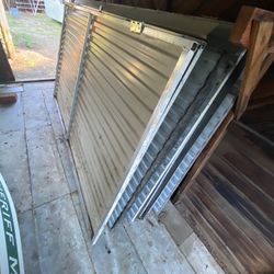 Eight Mini storage doors  8 foot tall by 5 foot wide Aluminum