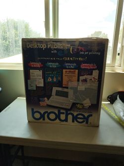 Brother Desktop Publisher with color inkjet printing.