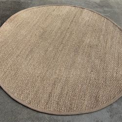 Nuloom 6’ Round 100% Seagrass Rug