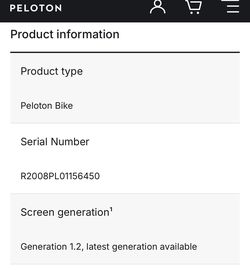 2020 Peloton Bike 2nd Gen Excellent Condition Low Usage - Stow, OH