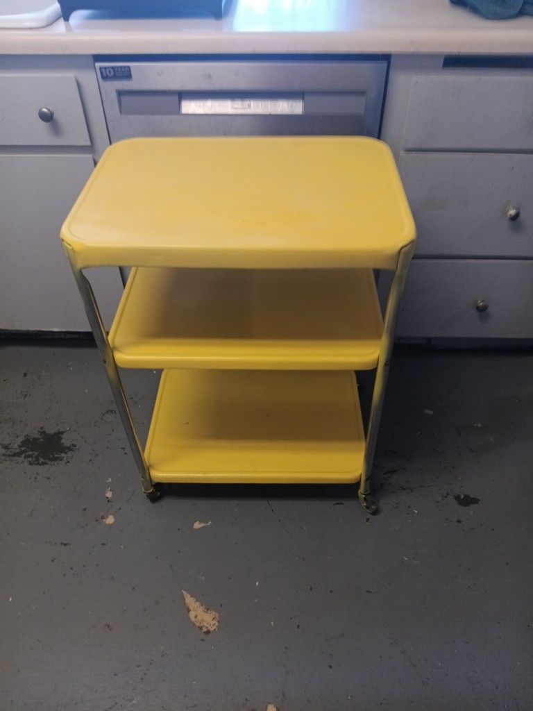 VINTAGE COSCO ROLLING UTILITY CART
