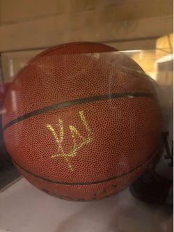 Kyrie signed ball