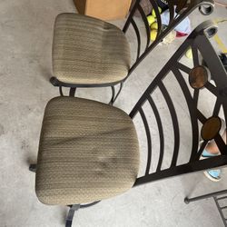 Swivel Set Of 2 Bar Stools For Counter Top    Height  Or OBO 