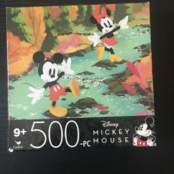 Disney Jigsaw Puzzle 500 Piece Mickey Minnie Mouse