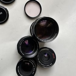 Konica , 85mm 57mm 50mm 40mm