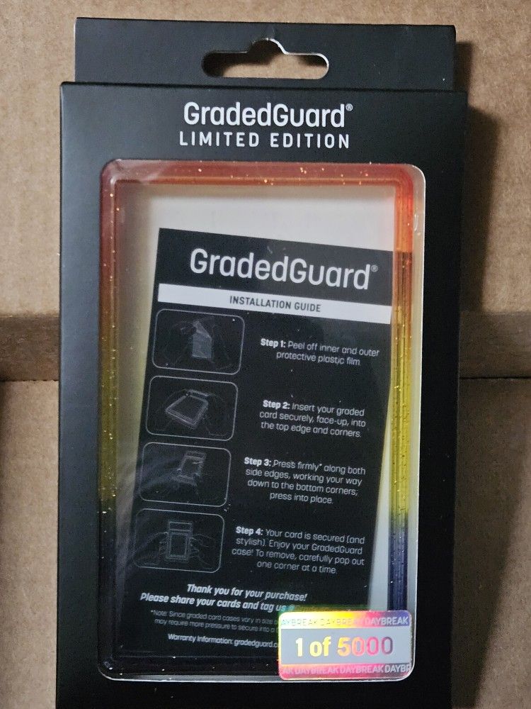 Graded Guard Daybreak PSA Slab Case 1/5000