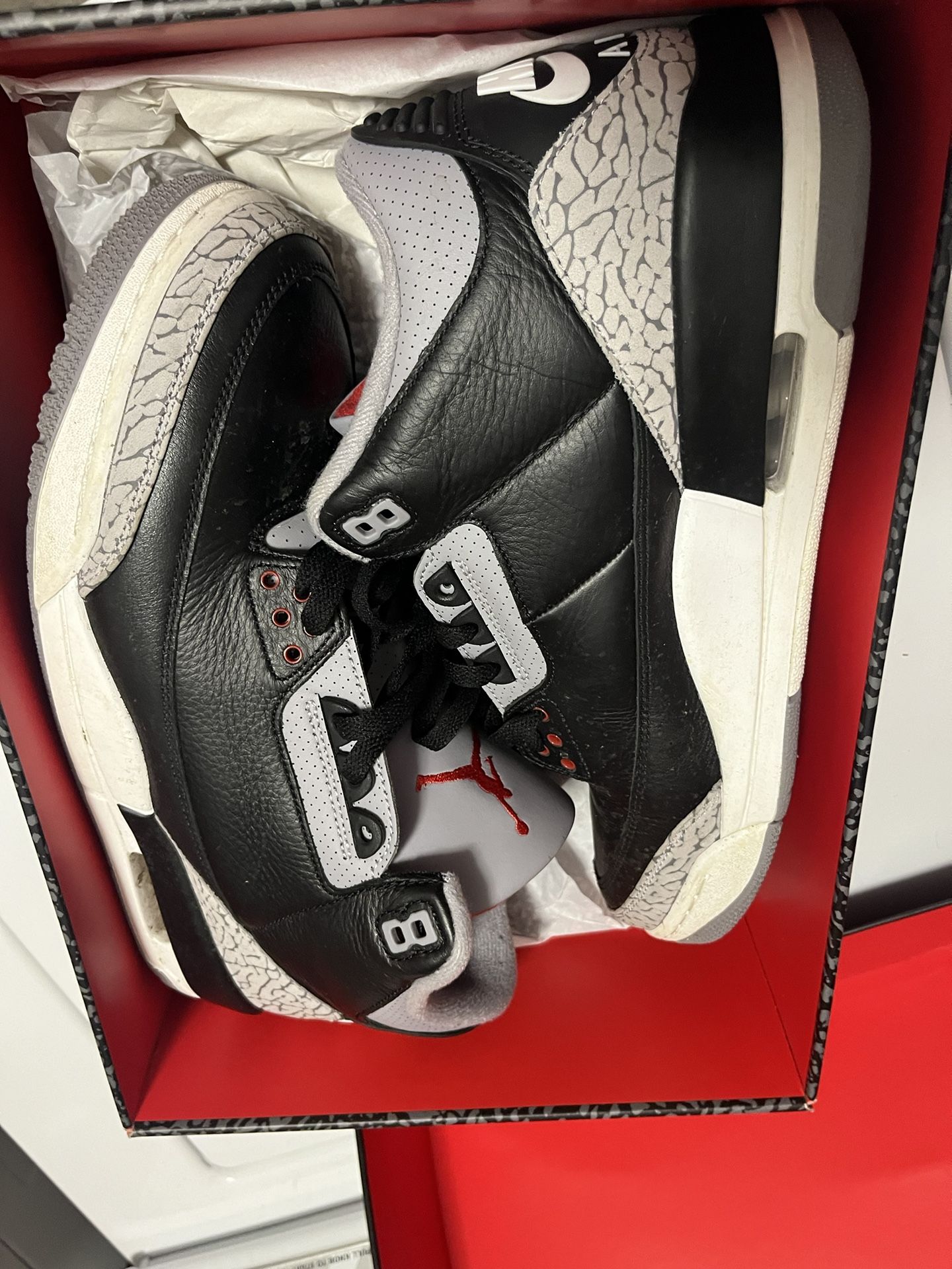 Retro Cement 3s Worn 2x