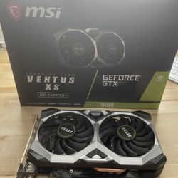 MSI GeForce GTX 1660 VENTUS XS 6G OC 6GB GDDR5