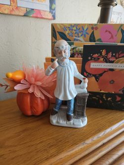 Vintage Doctor Figurine Porcelain Statue