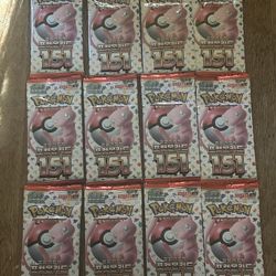 Pokemon 151 TCG Cards Scarlet and Violet Booster Pack Factory Sealed Korean Version! 