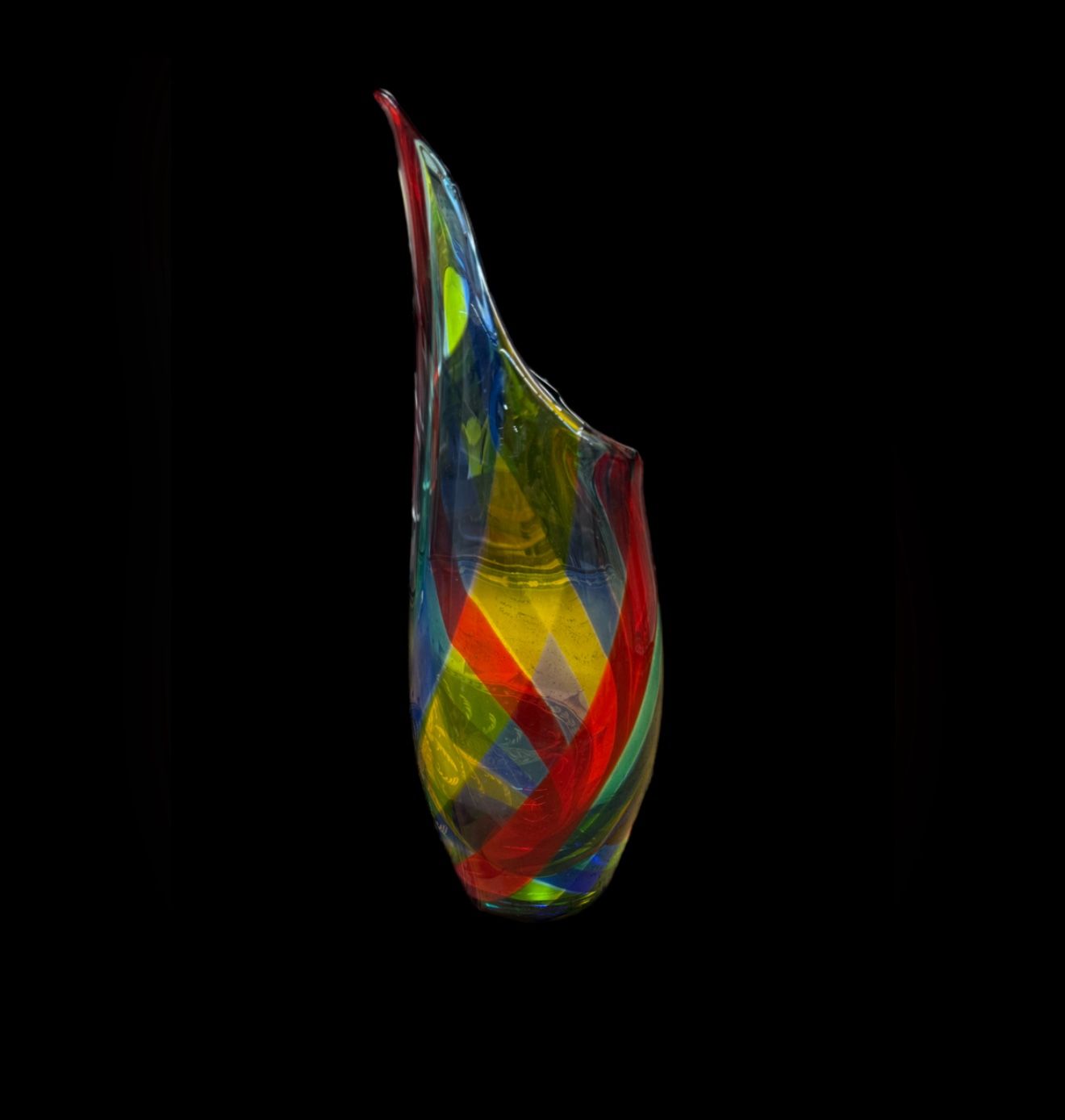 Cary Ferguson Gallery Art Glass Vase 06 17in Signed 