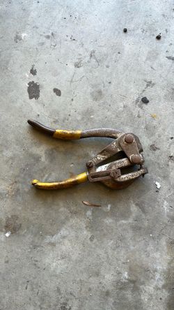 Whitney Metal Tool. Vintage hand punch.