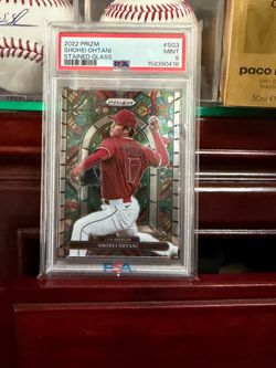 2022 Panini Prizm Stained Glass Shohei Ohtani PSA 9 MINT