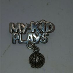 925  my kid loves basketball pin