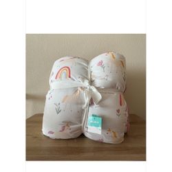 New 8 Piece Full/Queen Unicorn Bedding Set-Pillowfort