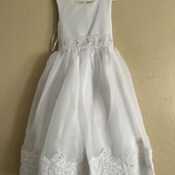 White 1st Communion Dress