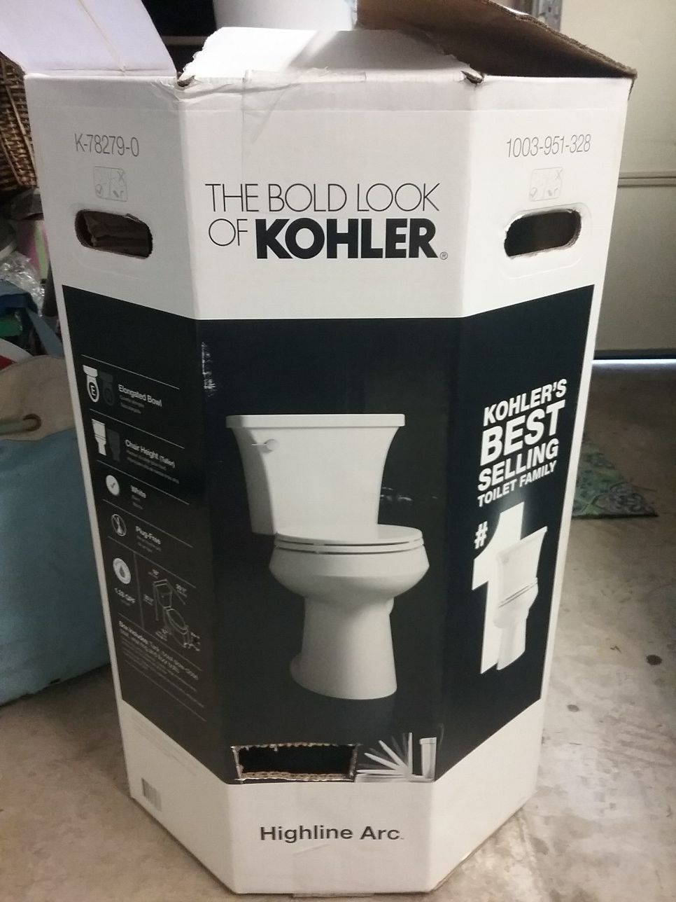 Kohler toilet, Model # K-78279-0
