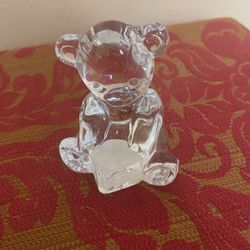 Waterford crystal baby teddy bear 