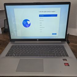 Computer Laptop/HP Laptop 17 Inch/cp3035cl/Ryzen 5/32 GB RAM/1 TB SSD
