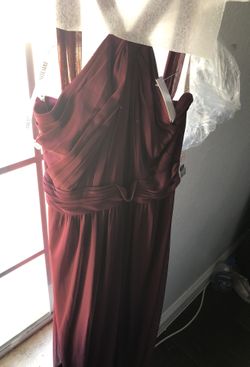 David’s Bridal Wine Dress Size 6