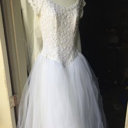 Wedding Dress With Veil