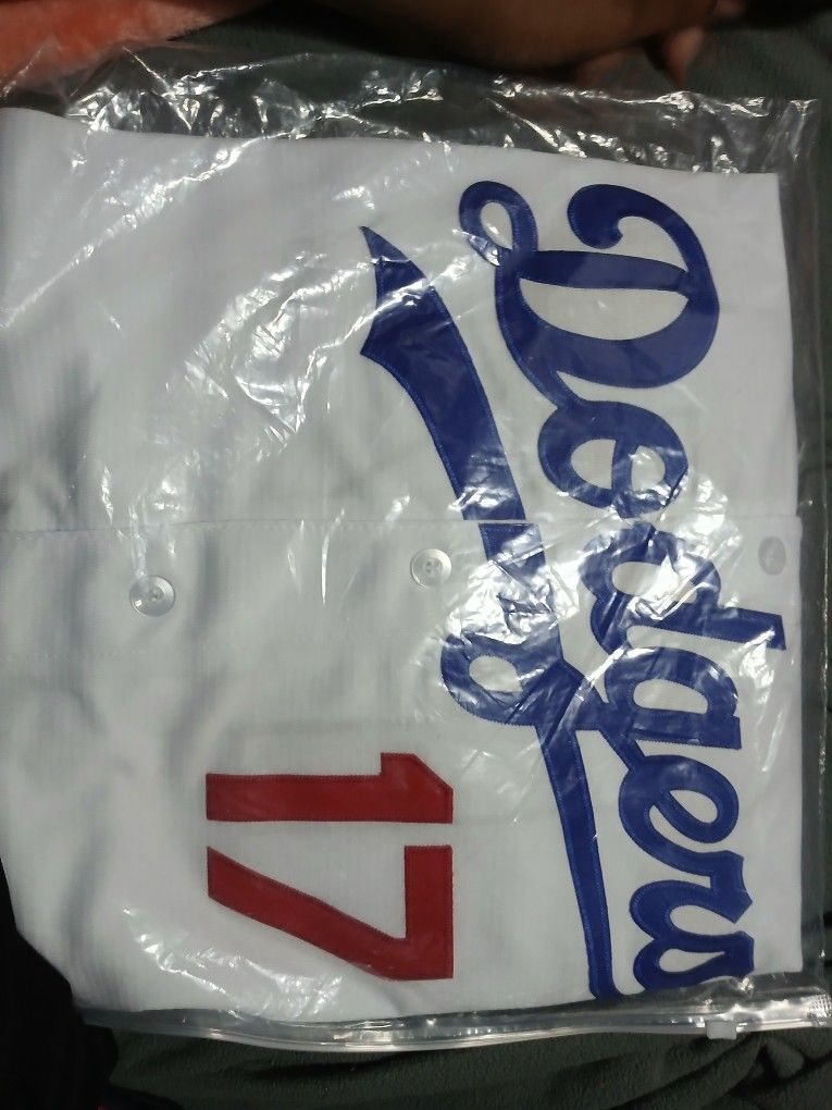 Brand New Ohtani White Dodgers Jersey