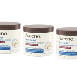 Aveeno Skin Relief Intense Moisture Repair Cream, 3 Pack (11 oz)