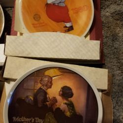 Norman Rockwell collector Plates
