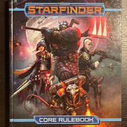 Starfinder 1E Tabletop RPG Core Rulebook Hardcover