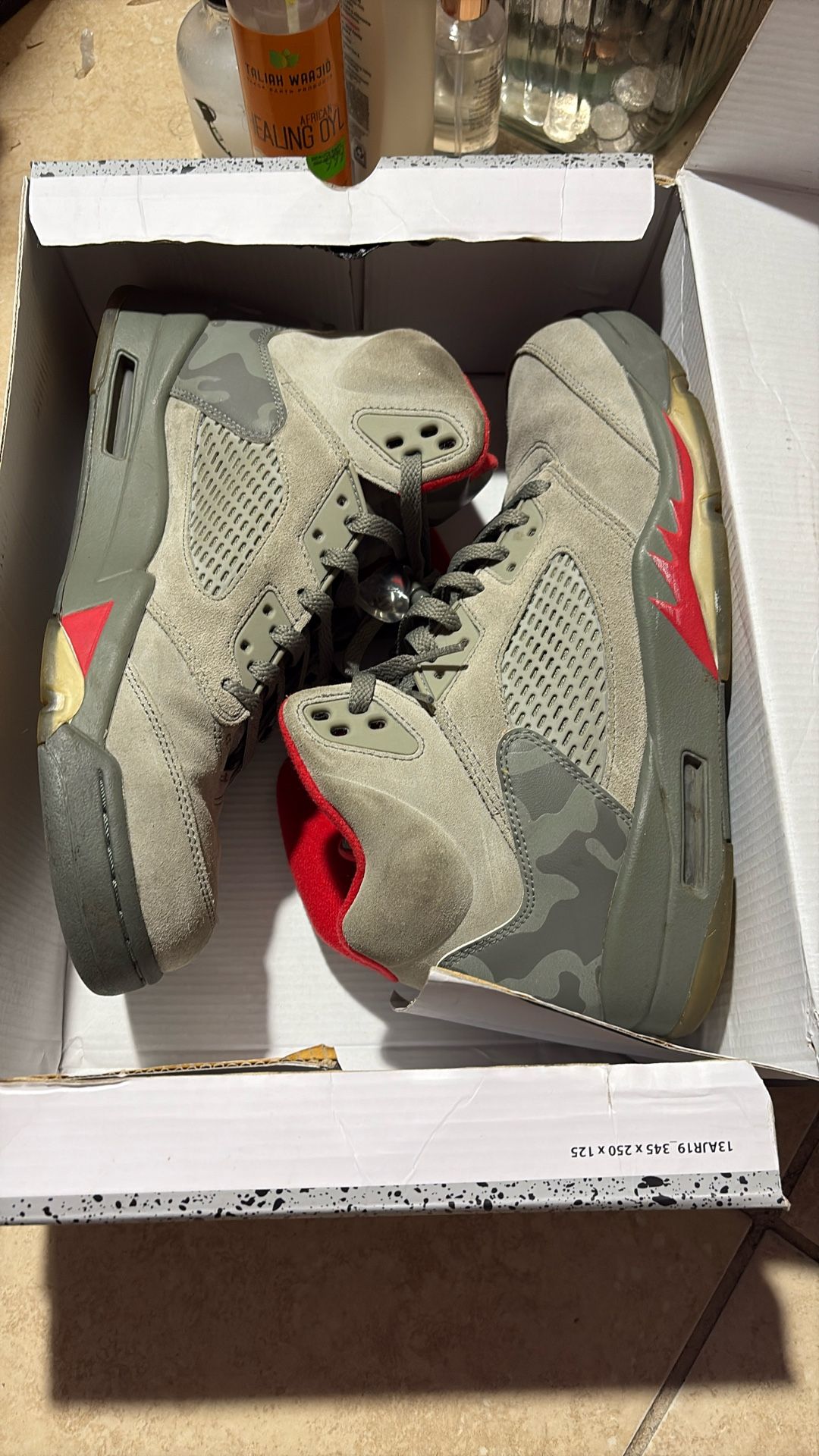 Jordan Grey Camo Pink P51