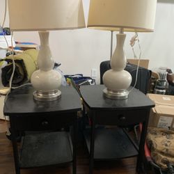 Set Of Lamp And Tables