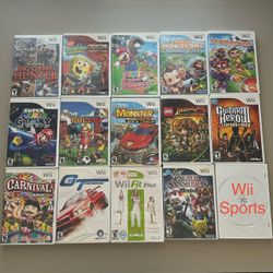 Nintendo Wii Games – 15 Game Lot (ONLY BULK SALE) 🎮