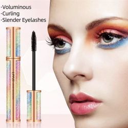 Mascara Eye Lash 4d Black Eyes Makeup Natural Waterproof Fiber Silk Eyelash Thick Curling