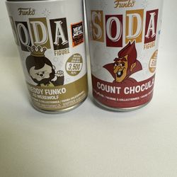 Freddy Funko as Werewolf 3500 PCS & Vampire Funko Soda LE 4000 PCS 