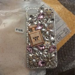 iPhone Hand Made Crystal Case 7/8 Fits